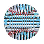 Balle De Baseball Motif de Tribal Aztec Ombre (Devant)