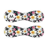 Balle De Baseball Motif d'élégance Monogram avec fleurs de narcisse (Panneaux)