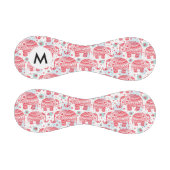 Balle De Baseball Motif d'éléphant ethnique rouge (Panneaux)