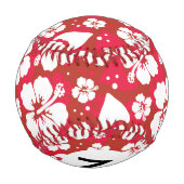 Balle De Baseball Motif des fleurs d'Hibiscus (Dos)