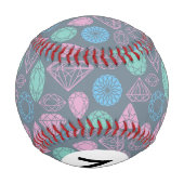 Balle De Baseball Motif d'icône Gemstone (Dos)