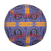 Balle De Baseball Motif du logo Bitcoin (Dos)