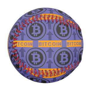 Balle De Baseball Motif du logo Bitcoin