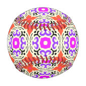 Balle De Baseball Motif ethnique avec motifs marocains (Devant)
