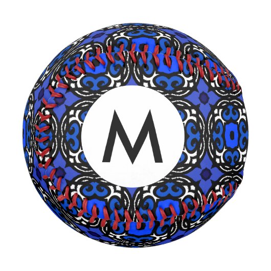 Balle De Baseball Motif ethnique avec motifs turcs (Devant Gauche)