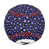 Balle De Baseball Motif étoile Monogramme (Dos)