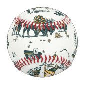 Balle De Baseball Motif faunique du parc national Yellowstone (Dos)