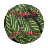Balle De Baseball Motif Feuille tropical (Dos)