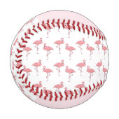 Balle De Baseball Motif Flamant Rose (Devant Gauche)