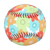 Balle De Baseball Motif FLEURS (Dos)