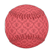 Balle De Baseball Motif floral damassé (Devant)