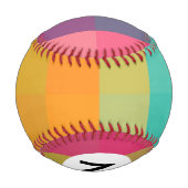 Balle De Baseball Motif géométrique Abstrait (Dos)