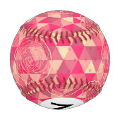 Balle De Baseball Motif géométrique de fleurs (Dos)