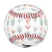 Balle De Baseball Motif géométrique de style rétro (Dos)