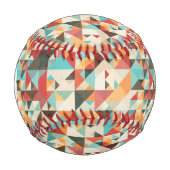 Balle De Baseball Motif géométrique de ton (Devant)