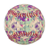 Balle De Baseball Motif géométrique Hipsters vintage. (Devant)