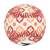 Balle De Baseball Motif géométrique ikat d'or (Dos)