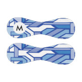 Balle De Baseball Motif géométrique Monogramme 2 (Panneaux)