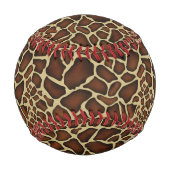 Balle De Baseball Motif Giraffe (Devant)