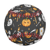 Balle De Baseball Motif Halloween 2 (Dos)