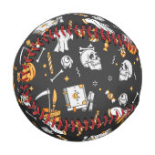 Balle De Baseball Motif Halloween 2 (Devant Gauche)