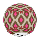 Balle De Baseball Motif ikat moderne (Dos)