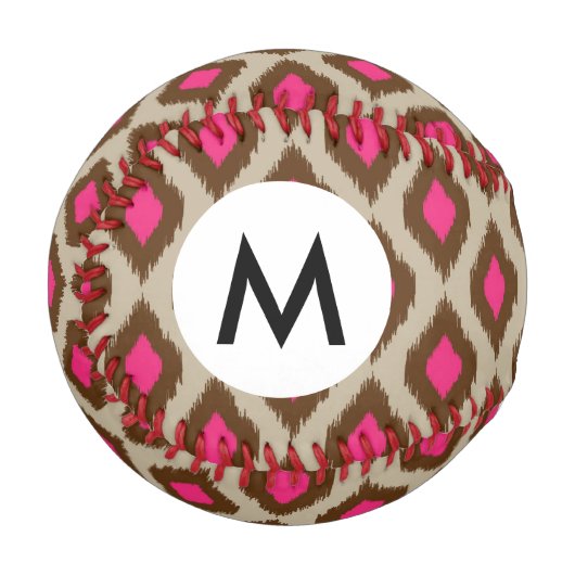 Balle De Baseball Motif ikat moderne (Devant Gauche)