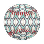 Balle De Baseball Motif marocain turquoise (Devant)