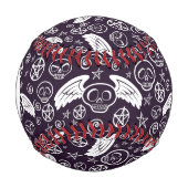Balle De Baseball Motif Monogramme "Voodoo" (Devant)