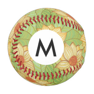 Balle De Baseball Motif Retro Magnolia