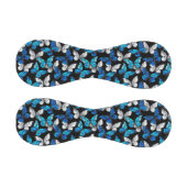 Balle De Baseball Motif sans couleur foncée avec papillons bleus Mor (Panneaux)