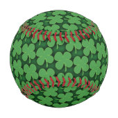 Balle De Baseball Motif shamrock (Dos)