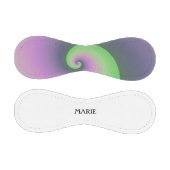 Balle De Baseball Motif spirale cool avec nom (Panneaux)