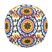 Balle De Baseball Motif Suzani (Devant)