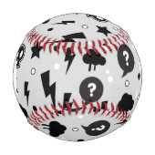 Balle De Baseball Motif tendance Monogram (Devant)
