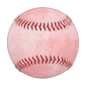 Balle De Baseball Motif texturé rose (Dos)