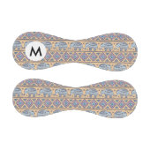 Balle De Baseball Motif tribal Blue Ethnic Elephant (Panneaux)