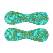 Balle De Baseball Motif Turquoise et Or (Panneaux)