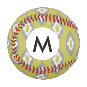 Balle De Baseball Motif vintage Ikat