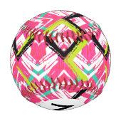 Balle De Baseball Motif Zag rose main (Dos)