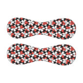 Balle De Baseball Motifs de fleurs blanches rouges mignonnes (Panneaux)
