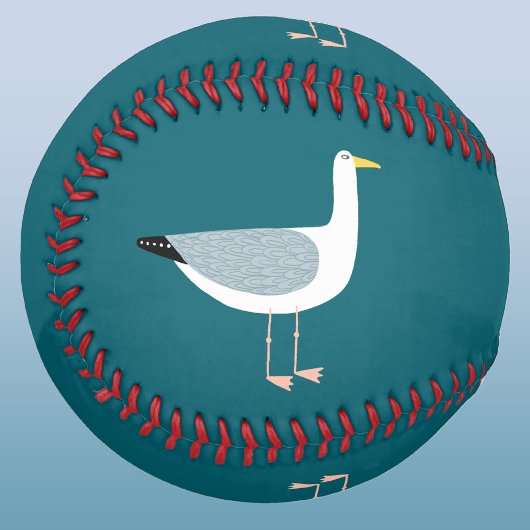 Balle De Baseball Mouette amusante