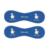 Balle De Baseball Mouette drôle avec frites dessin animé (Panneaux)