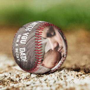 Balle De Baseball Multi Photo Home Run Papa Fête des pères