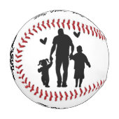 Balle De Baseball My Hero My Dad Custom Baseball  (Devant Gauche)