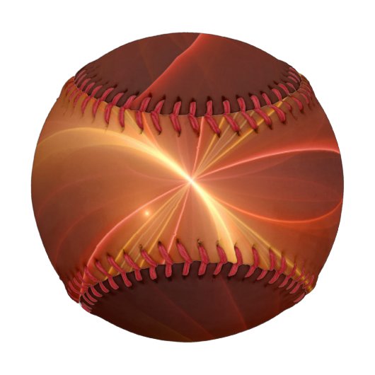 Balle De Baseball Mystique Abstrait Fractal Art Moderne Couleurs cha (Devant)