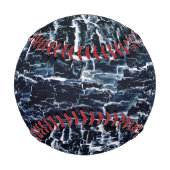 Balle De Baseball Nature Abstrait Navy (Devant)
