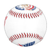 Balle De Baseball Né Pour Être Liberté | (Dos)