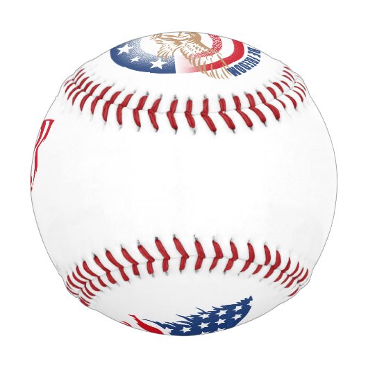 Balle De Baseball Né Pour Être Liberté | (Dos)