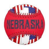 Balle De Baseball Nebraska (Dos)